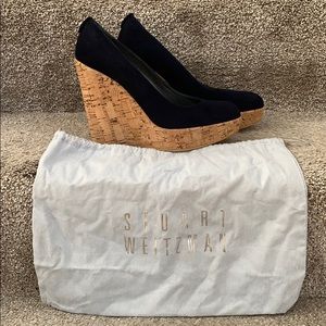 Stuart Weitzman Coorkswoon Navy Size 6.5